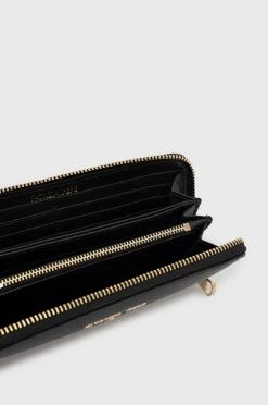 Γυναικεία Πορτοφόλια Δερμάτινο πορτοφόλι Patrizia Pepe χρώμα: μαύρο -Φτηνός Patrizia Pepe Κατάστημα unnamed file 2053