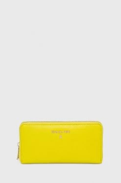 Γυναικεία Πορτοφόλια Δερμάτινο πορτοφόλι Patrizia Pepe χρώμα: πράσινο