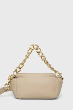 Γυναικεία Τσάντες χιαστί Δερμάτινη τσάντα Patrizia Pepe μπεζ