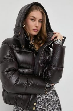 Γυναικεία Κοντά μπουφάν Μπουφάν με επένδυση από πούπουλα Patrizia Pepe μαύρο,