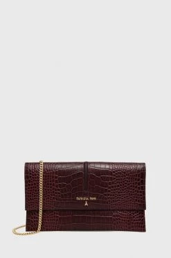 Γυναικεία Τσάντες χειρός Δερμάτινη τσάντα Patrizia Pepe μοβ