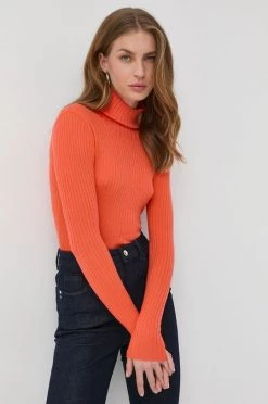 Γυναικεία Χωρίς φερμουάρ Μάλλινο πουλόβερ Patrizia Pepe χρώμα: πορτοκαλί,