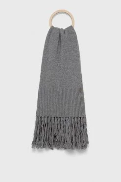 Γυναικεία Κασκόλ Μαντήλι από μείγμα μαλλιού Patrizia Pepe γκρι