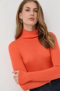 Γυναικεία Χωρίς φερμουάρ Μάλλινο πουλόβερ Patrizia Pepe χρώμα: πορτοκαλί, -Φτηνός Patrizia Pepe Κατάστημα unnamed file 220