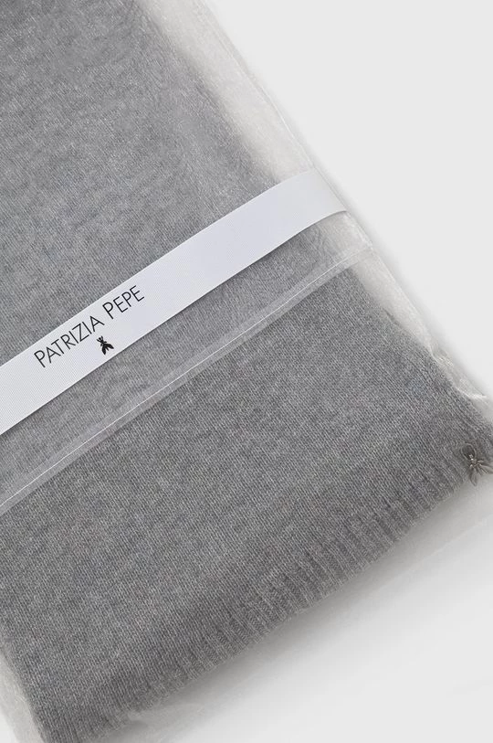 Γυναικεία Κασκόλ Μαντήλι από μείγμα μαλλιού Patrizia Pepe γκρι 3 Γυναικεία Κασκόλ Μαντήλι από μείγμα μαλλιού Patrizia Pepe γκρι - Image 3