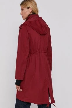 Γυναικεία Μακριά μπουφάν Eπανωφόρι Patrizia Pepe χρώμα: κόκκινο -Φτηνός Patrizia Pepe Κατάστημα unnamed file 2207