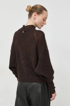 Γυναικεία Χωρίς φερμουάρ Μάλλινο πουλόβερ Patrizia Pepe χρώμα: καφέ, -Φτηνός Patrizia Pepe Κατάστημα unnamed file 2238