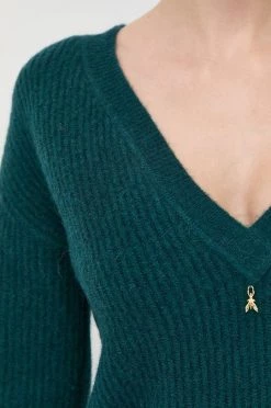 Γυναικεία Χωρίς φερμουάρ Μάλλινο πουλόβερ Patrizia Pepe χρώμα: πράσινο, -Φτηνός Patrizia Pepe Κατάστημα unnamed file 2250