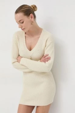 Γυναικεία Φορέματα Μάλλινο φόρεμα Patrizia Pepe μπεζ,