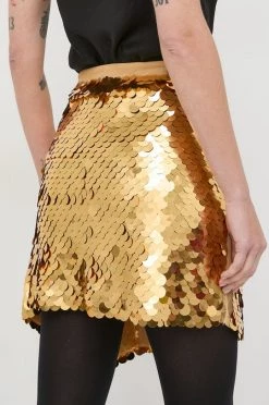Γυναικεία Φούστες Φούστα Patrizia Pepe χρυσαφί, -Φτηνός Patrizia Pepe Κατάστημα unnamed file 2263