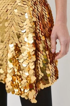 Γυναικεία Φούστες Φούστα Patrizia Pepe χρυσαφί, -Φτηνός Patrizia Pepe Κατάστημα unnamed file 2265