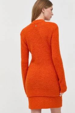 Γυναικεία Χωρίς φερμουάρ Πουλόβερ με προσθήκη μαλλιού Patrizia Pepe χρώμα: πορτοκαλί, -Φτηνός Patrizia Pepe Κατάστημα unnamed file 228