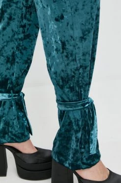 Γυναικεία Υφασμάτινα Παντελόνι Patrizia Pepe τιρκουάζ, -Φτηνός Patrizia Pepe Κατάστημα unnamed file 2281