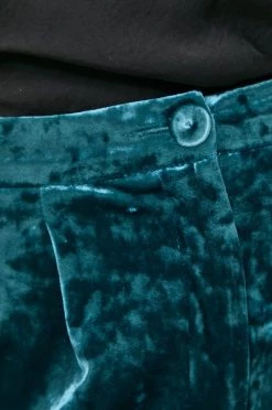 Γυναικεία Υφασμάτινα Παντελόνι Patrizia Pepe τιρκουάζ, -Φτηνός Patrizia Pepe Κατάστημα unnamed file 2282