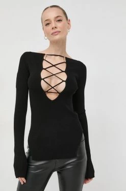 Γυναικεία Χωρίς φερμουάρ Πουλόβερ Patrizia Pepe μαύρο, -Φτηνός Patrizia Pepe Κατάστημα unnamed file 23