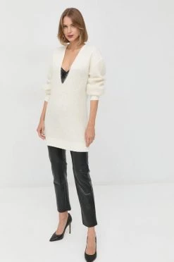 Γυναικεία Χωρίς φερμουάρ Μάλλινο πουλόβερ Patrizia Pepe χρώμα: μπεζ,