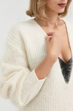 Γυναικεία Χωρίς φερμουάρ Μάλλινο πουλόβερ Patrizia Pepe χρώμα: μπεζ, -Φτηνός Patrizia Pepe Κατάστημα unnamed file 2325