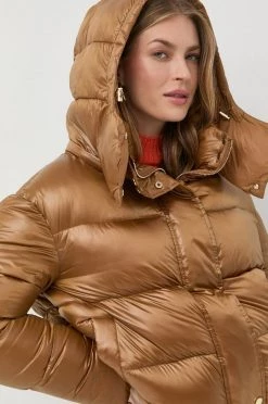 Γυναικεία Κοντά μπουφάν Μπουφάν με επένδυση από πούπουλα Patrizia Pepe καφέ, -Φτηνός Patrizia Pepe Κατάστημα unnamed file 235