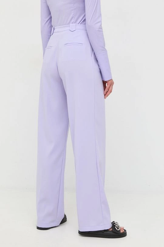 Γυναικεία Υφασμάτινα Παντελόνι Patrizia Pepe μοβ, 3 Γυναικεία Υφασμάτινα Παντελόνι Patrizia Pepe μοβ, - Image 3