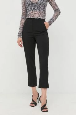 Γυναικεία Υφασμάτινα Παντελόνι Patrizia Pepe μαύρο,