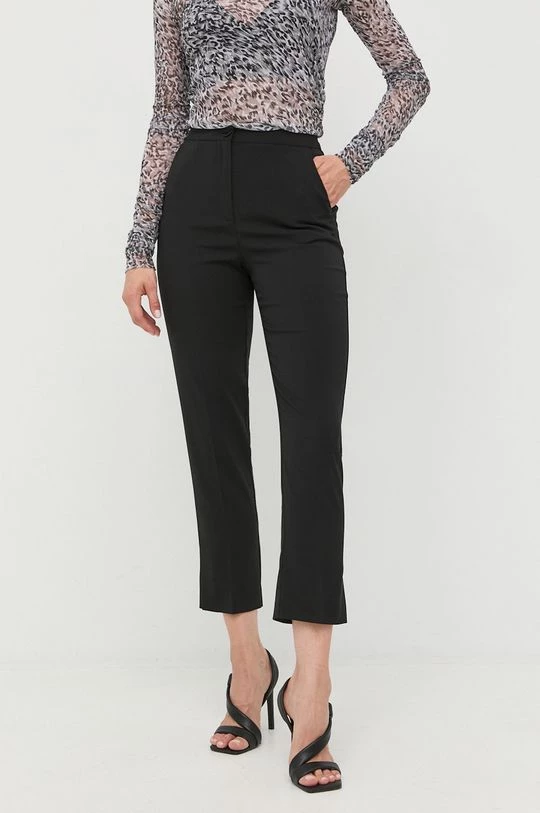 Γυναικεία Υφασμάτινα Παντελόνι Patrizia Pepe μαύρο, 1 Γυναικεία Υφασμάτινα Παντελόνι Patrizia Pepe μαύρο,