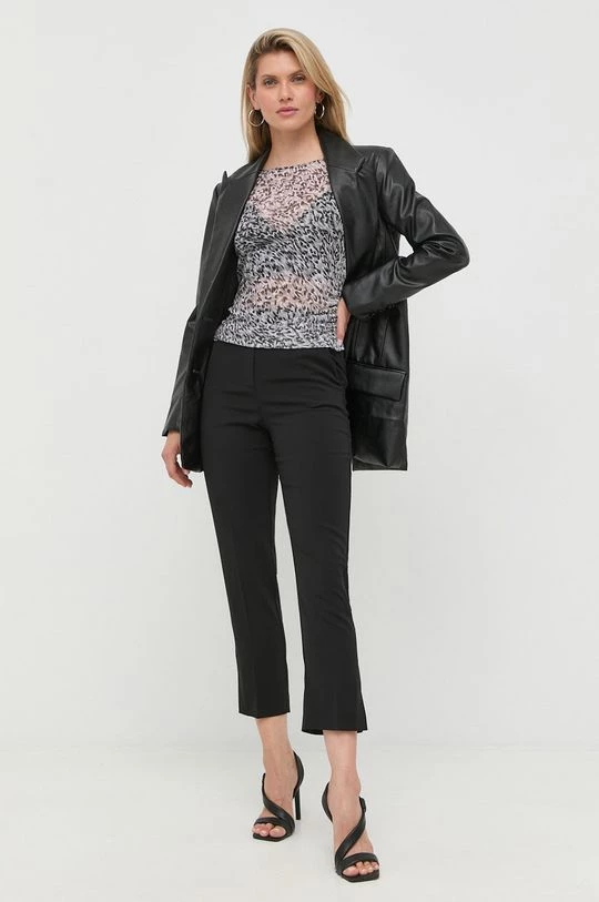 Γυναικεία Υφασμάτινα Παντελόνι Patrizia Pepe μαύρο, 2 Γυναικεία Υφασμάτινα Παντελόνι Patrizia Pepe μαύρο, - Image 2