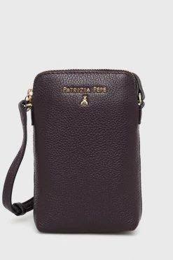 Γυναικεία Τσαντάκια μέσης Δερμάτινο φακελάκι Patrizia Pepe μοβ