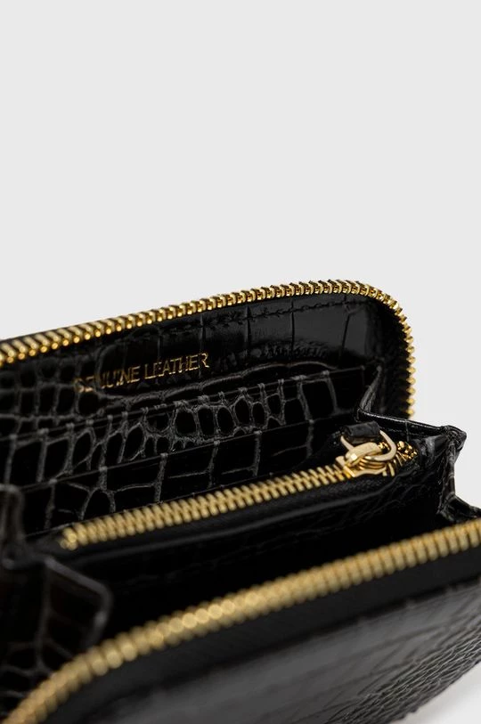 Γυναικεία Πορτοφόλια Δερμάτινο πορτοφόλι Patrizia Pepe χρώμα: μαύρο 3 Γυναικεία Πορτοφόλια Δερμάτινο πορτοφόλι Patrizia Pepe χρώμα: μαύρο - Image 3