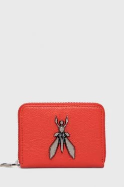 Γυναικεία Πορτοφόλια Δερμάτινο πορτοφόλι Patrizia Pepe χρώμα: κόκκινο