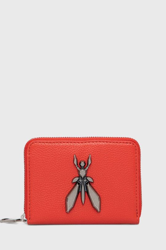 Γυναικεία Πορτοφόλια Δερμάτινο πορτοφόλι Patrizia Pepe χρώμα: κόκκινο 1 Γυναικεία Πορτοφόλια Δερμάτινο πορτοφόλι Patrizia Pepe χρώμα: κόκκινο