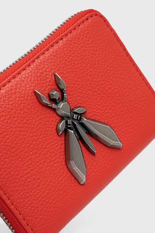 Γυναικεία Πορτοφόλια Δερμάτινο πορτοφόλι Patrizia Pepe χρώμα: κόκκινο 3 Γυναικεία Πορτοφόλια Δερμάτινο πορτοφόλι Patrizia Pepe χρώμα: κόκκινο - Image 3