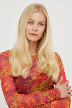 Γυναικεία Μακρυμάνικο Longsleeve Patrizia Pepe πορτοκαλί