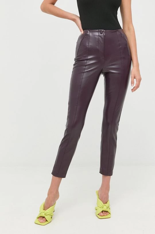 Γυναικεία Υφασμάτινα Παντελόνι Patrizia Pepe μοβ, 1 Γυναικεία Υφασμάτινα Παντελόνι Patrizia Pepe μοβ,