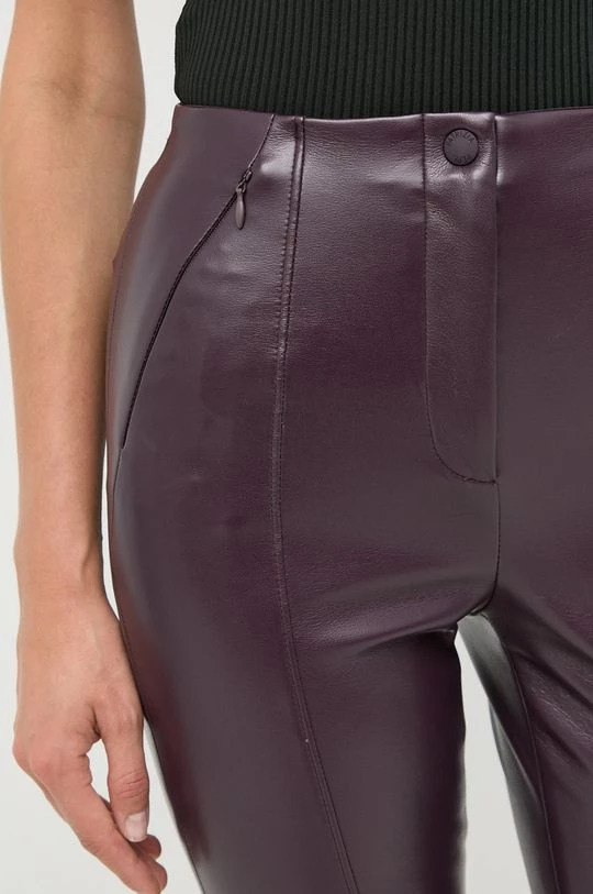 Γυναικεία Υφασμάτινα Παντελόνι Patrizia Pepe μοβ, 4 Γυναικεία Υφασμάτινα Παντελόνι Patrizia Pepe μοβ, - Image 4