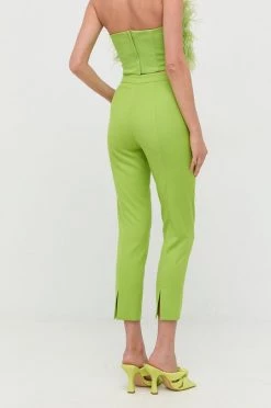 Γυναικεία Υφασμάτινα Παντελόνι Patrizia Pepe πράσινο, -Φτηνός Patrizia Pepe Κατάστημα unnamed file 2423