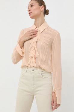 Γυναικεία Πουκάμισα Πουκάμισο Patrizia Pepe πορτοκαλί,