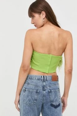 Γυναικεία Αμάνικος Top Patrizia Pepe πράσινο -Φτηνός Patrizia Pepe Κατάστημα unnamed file 2470