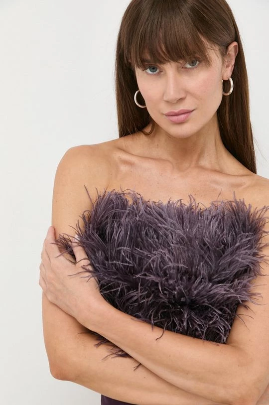 Γυναικεία Αμάνικος Top Patrizia Pepe μοβ 1 Γυναικεία Αμάνικος Top Patrizia Pepe μοβ