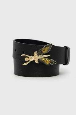 Γυναικεία Ζώνες Δερμάτινη ζώνη Patrizia Pepe μαύρο