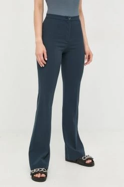 Γυναικεία Υφασμάτινα Παντελόνι Patrizia Pepe τιρκουάζ,