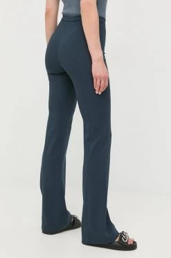 Γυναικεία Υφασμάτινα Παντελόνι Patrizia Pepe τιρκουάζ, -Φτηνός Patrizia Pepe Κατάστημα unnamed file 2507