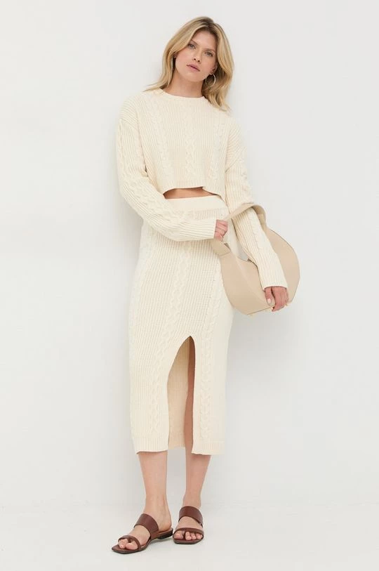 Γυναικεία Φούστες Φούστα Patrizia Pepe μπεζ, 2 Γυναικεία Φούστες Φούστα Patrizia Pepe μπεζ, - Image 2