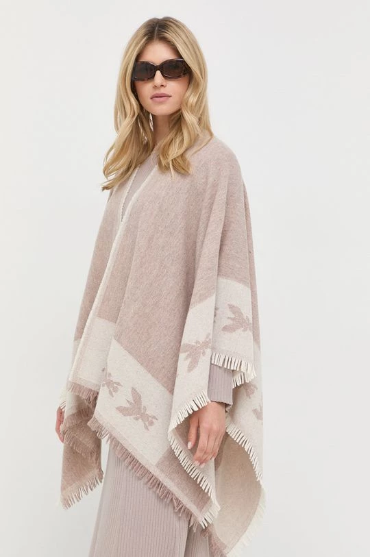 Γυναικεία Πόντσο Μάλλινο πόντσο Patrizia Pepe ροζ 2 Γυναικεία Πόντσο Μάλλινο πόντσο Patrizia Pepe ροζ - Image 2