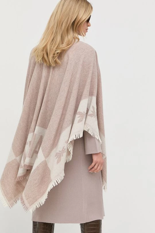 Γυναικεία Πόντσο Μάλλινο πόντσο Patrizia Pepe ροζ 3 Γυναικεία Πόντσο Μάλλινο πόντσο Patrizia Pepe ροζ - Image 3