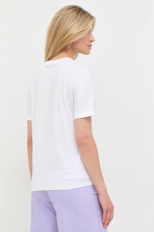 Γυναικεία Κοντομάνικο Βαμβακερό μπλουζάκι Patrizia Pepe άσπρο 3 Γυναικεία Κοντομάνικο Βαμβακερό μπλουζάκι Patrizia Pepe άσπρο - Image 3