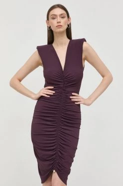 Γυναικεία Αμάνικος Κορμάκι Patrizia Pepe μοβ