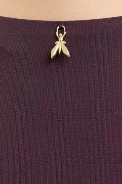 Γυναικεία Αμάνικος Κορμάκι Patrizia Pepe μοβ -Φτηνός Patrizia Pepe Κατάστημα unnamed file 2542