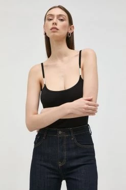 Γυναικεία Αμάνικος Κορμάκι Patrizia Pepe μαύρο