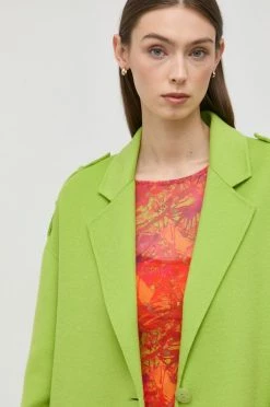 Γυναικεία Παλτά Μάλλινο παλτό Patrizia Pepe πράσινο, -Φτηνός Patrizia Pepe Κατάστημα unnamed file 2560