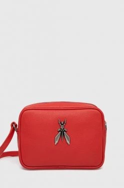 Γυναικεία Τσάντες χιαστί Δερμάτινη τσάντα Patrizia Pepe κόκκινο